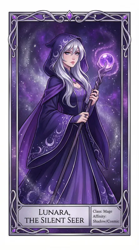 月影法师角色卡片——日韩欧洲亚洲suv精选动漫角色